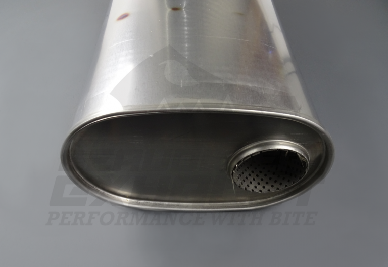 2 3/4in 610 x 250 x 150 Oval Perforated Straight Through Stainless