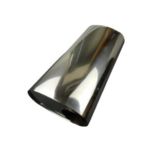 3 1/2in 550 x 300 x 170 O/C Oval Perforated Straight Through Stainless Steel Muffler